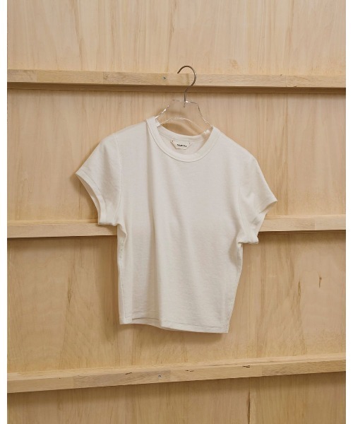 TODAYFUL(トゥデイフル)の「Compact Smooth T-shirts 12610617(Tシャツ/カットソー・レディース・グレー/ピンク/オフホワイト/ブラウン・FREE)」の2枚目の写真