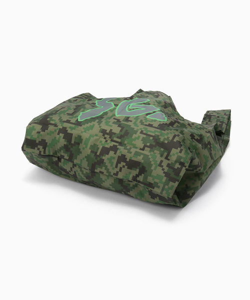 SPECIAL GUEST K.K(スペシャルゲスト)の「SPECIAL GUEST / スペシャルゲスト SEX CAMO RIPSTOP ECO BAG(トートバッグ・メンズ・レッド/グリーン・FREE)」の4枚目の写真