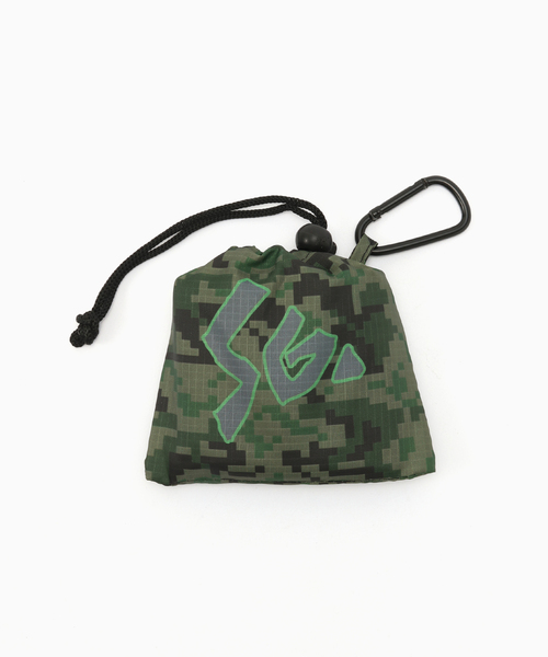 SPECIAL GUEST K.K(スペシャルゲスト)の「SPECIAL GUEST / スペシャルゲスト SEX CAMO RIPSTOP ECO BAG(トートバッグ・メンズ・レッド/グリーン・FREE)」の6枚目の写真