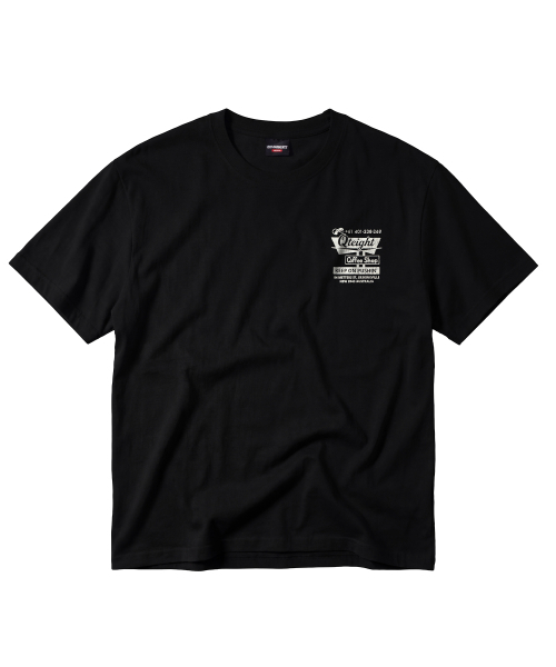 QT8 GARMENTS(キューティーエイトガーメント)の「LB Coffee Shop Washed Tee (Black)(Tシャツ/カットソー・メンズ・その他・SMALL/MEDIUM/LARGE/X-LARGE)」の4枚目の写真