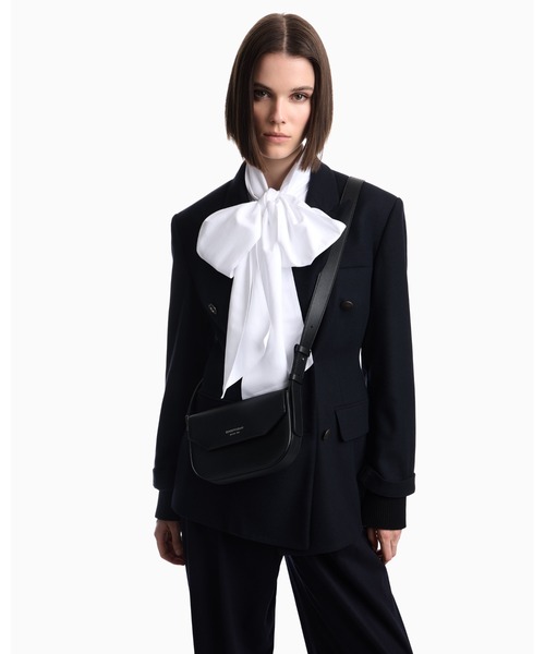 EMPORIO ARMANI(エンポリオアルマーニ)の「【エンポリオ アルマーニ】Emporio Armani 1981 レザーミニショルダーバッグ(ショルダーバッグ・レディース・ブラック/ブラウン/ダークウッド・FREE)」の10枚目の写真