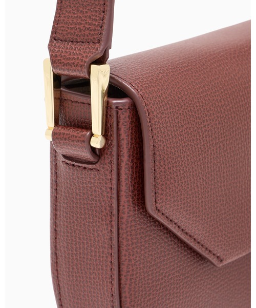 EMPORIO ARMANI(エンポリオアルマーニ)の「【エンポリオ アルマーニ】Emporio Armani 1981 レザーミニショルダーバッグ(ショルダーバッグ・レディース・ブラック/ブラウン/ダークウッド・FREE)」の21枚目の写真