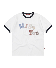 Miss You Ringer T-shirts Black