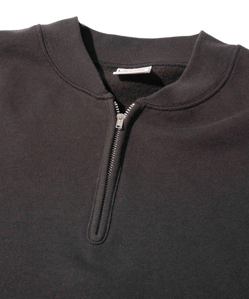 Healthknit(ヘルスニット)の「【Healthknit】Classic Sweat Half Zip Crewneck L/S / ハーフジップスウェット(スウェット・メンズ・チャコールグレー/グレー/オフホワイト/サックスブルー・MEDIUM/LARGE/X-LARGE)」の13枚目の写真