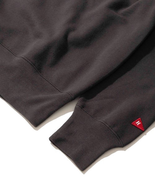 Healthknit(ヘルスニット)の「【Healthknit】Classic Sweat Half Zip Crewneck L/S / ハーフジップスウェット(スウェット・メンズ・チャコールグレー/グレー/オフホワイト/サックスブルー・MEDIUM/LARGE/X-LARGE)」の14枚目の写真
