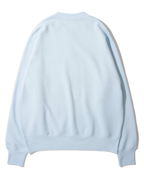 Healthknit(ヘルスニット)の「【Healthknit】Classic Sweat Half Zip Crewneck L/S / ハーフジップスウェット(スウェット・メンズ・チャコールグレー/グレー/オフホワイト/サックスブルー・MEDIUM/LARGE/X-LARGE)」の12枚目の写真