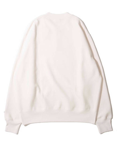Healthknit(ヘルスニット)の「【Healthknit】Classic Sweat Half Zip Crewneck L/S / ハーフジップスウェット(スウェット・メンズ・チャコールグレー/グレー/オフホワイト/サックスブルー・MEDIUM/LARGE/X-LARGE)」の6枚目の写真