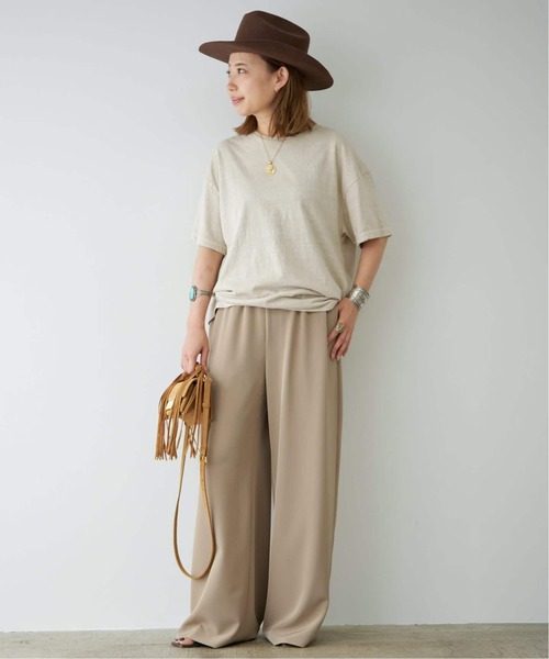 Deuxieme Classe(ドゥーズィエムクラス)の「*Effortless パンツ(その他パンツ・レディース・ブラウン/ブラック/ネイビー/ベージュ系その他/カーキ・34/38/36)」の19枚目の写真