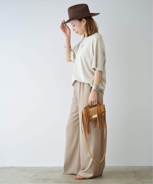 Deuxieme Classe(ドゥーズィエムクラス)の「*Effortless パンツ(その他パンツ・レディース・ブラウン/ブラック/ネイビー/ベージュ系その他/カーキ・34/38/36)」の20枚目の写真