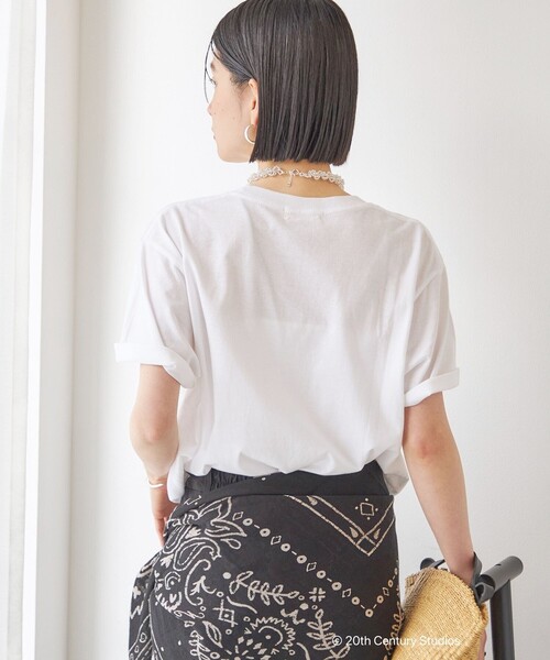 SHIPS(シップス)の「【SHIPS別注】GOOD ROCK SPEED: The devil wears PRADA(Tシャツ/カットソー・レディース・ホワイト/ホワイト系その他/ダークグレー/ブラック・ONE SIZE)」の12枚目の写真