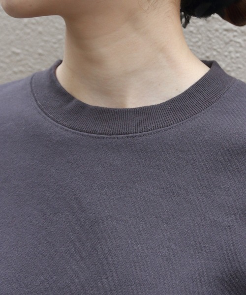 MEYAME(メヤメ)の「MEYAME/メヤメ スイッチングパターンスウェット SWITCHING PATTERN SWEAT(BRUSHED LINING) MEY-2505(スウェット・レディース・レッド/チャコールグレー・FREE)」の3枚目の写真