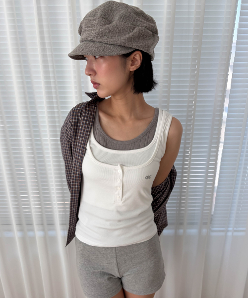 CHICKS｜チックスのTシャツ/カットソー（ホワイト/白色系・袖なし