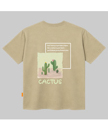 サハラのサボテン 半袖Tシャツ 男女共用 ビッグサイズ S 4XL