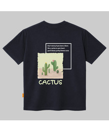 サハラのサボテン 半袖Tシャツ 男女共用 ビッグサイズ S 4XL