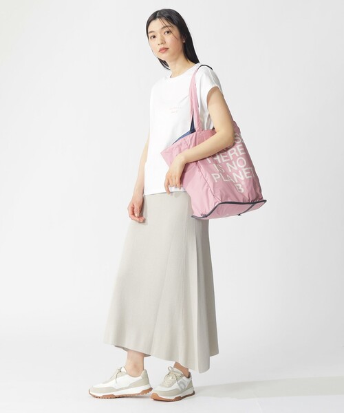 ECOALF(エコアルフ)の「NAMUR BECAUSE Tシャツ / NAMUR T-SHIRT WOMAN(Tシャツ/カットソー・レディース・ホワイト/ネイビー・FREE)」の17枚目の写真