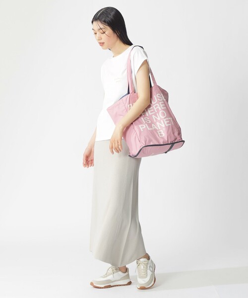 ECOALF(エコアルフ)の「NAMUR BECAUSE Tシャツ / NAMUR T-SHIRT WOMAN(Tシャツ/カットソー・レディース・ホワイト/ネイビー・FREE)」の18枚目の写真