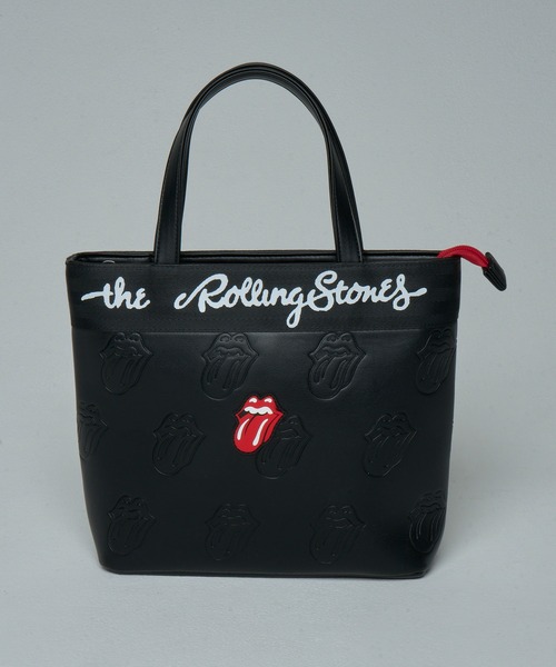 LuVLEE(ラヴリー)の「THE ROLLING STONES MINI TOTO BAG(トートバッグ・メンズ・ホワイト/ブラック・ONE SIZE)」の1枚目の写真
