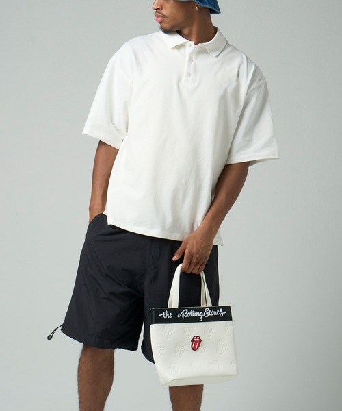 LuVLEE(ラヴリー)の「THE ROLLING STONES MINI TOTO BAG(トートバッグ・メンズ・ホワイト/ブラック・ONE SIZE)」の4枚目の写真