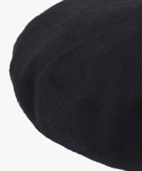 arth(アース)の「arth Washable Wo Knit Beret / アース(ハンチング/ベレー帽・レディース・ブラック/ライトベージュ/ワイン・FREE)」の7枚目の写真