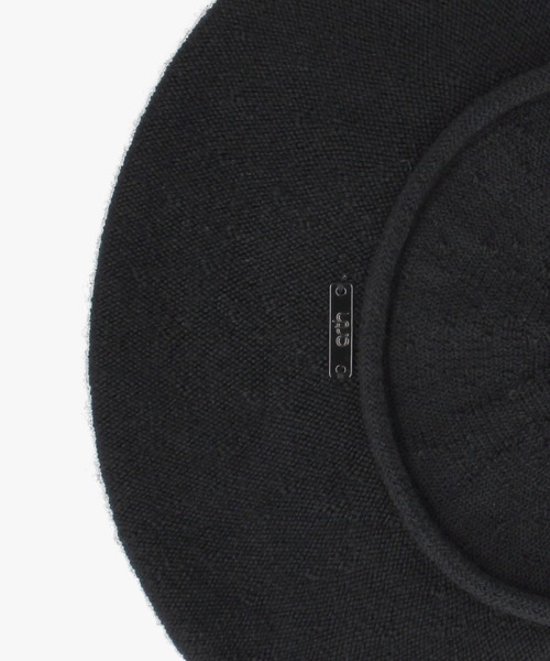 arth(アース)の「arth Washable Wo Knit Beret / アース(ハンチング/ベレー帽・レディース・ブラック/ライトベージュ/ワイン・FREE)」の8枚目の写真