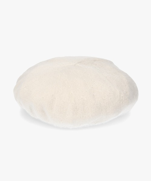 arth(アース)の「arth Washable Wo Knit Beret / アース(ハンチング/ベレー帽・レディース・ブラック/ライトベージュ/ワイン・FREE)」の12枚目の写真