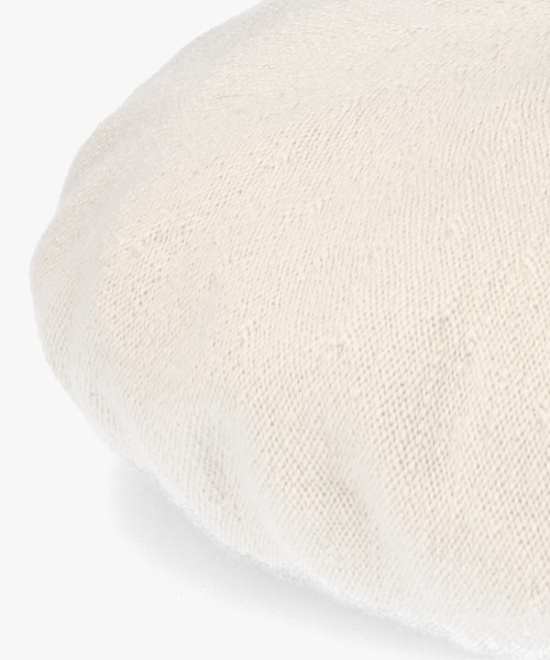 arth(アース)の「arth Washable Wo Knit Beret / アース(ハンチング/ベレー帽・レディース・ブラック/ライトベージュ/ワイン・FREE)」の14枚目の写真