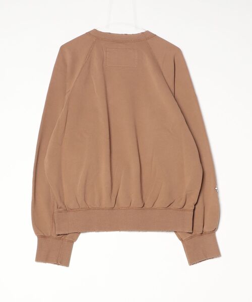 my beautiful landlet（マイビューティフルランドレット）の「【my beautiful landlet】 DAMAGE SWEATSHIRT（スウェット・メンズ・ブラウン/ブラック/オートミール/イエロー・0/1）」の10枚目の写真