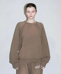【my beautiful landlet】 DAMAGE SWEATSHIRT