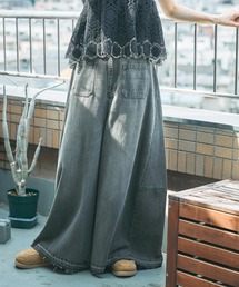 3Dドロップデニムパンツ [NKJ 2026AW]（デニムパンツ）｜niko and