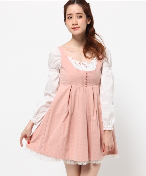 Secret Honey シークレットハニー の ドットジャガードベビードールワンピース ワンピース Wear