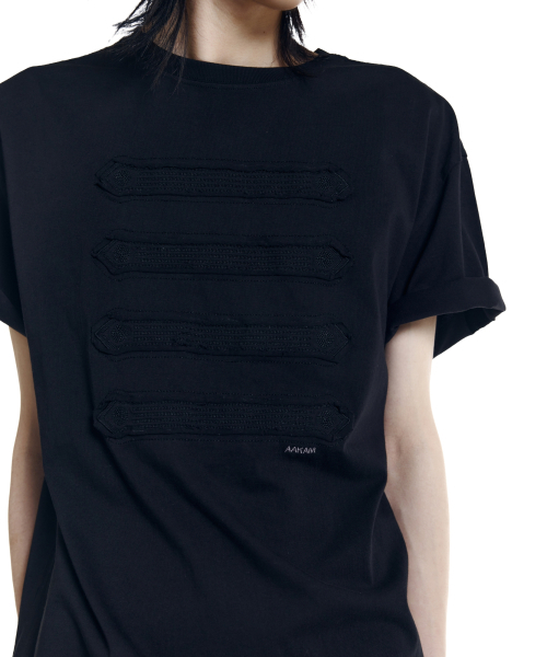 AAKAM(アーカム)の「Napoleon Corded Half Top (Black)(Tシャツ/カットソー・レディース・その他・1/2/3)」の7枚目の写真