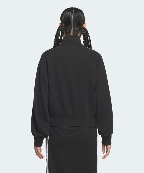 adidas(アディダス)の「ニット バルーン トラックトップ / ジャージ / トラックジャケット / アディダスオリジナルス adidas Originals(ジャージ・レディース・ブラック・LARGE/MEDIUM/SMALL/X-LARGE/XX-LARGE)」の6枚目の写真