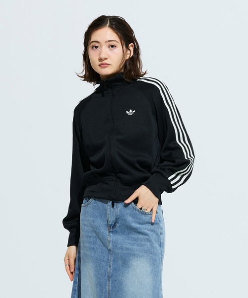 adidas(アディダス)の「ニット バルーン トラックトップ / ジャージ / トラックジャケット / アディダスオリジナルス adidas Originals(ジャージ・レディース・ブラック・LARGE/MEDIUM/SMALL/X-LARGE/XX-LARGE)」の4枚目の写真