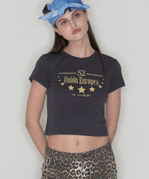Union europea glitter t shirt - Navy