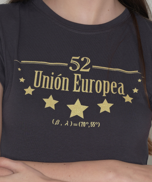 THIRSTYCLUB(サースティークラブ)の「Union europea glitter t shirt - Navy(Tシャツ/カットソー・レディース・その他・FREE)」の4枚目の写真