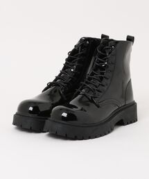 【Cr+ov(クローヴ)】合成皮革 ブーツ cro-boots-7-40【RBTS】