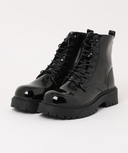 Burner(バーナー)の「【Cr+ov(クローヴ)】合成皮革 ブーツ cro-boots-7-40【RBTS】(ブーツ・メンズ・ブラック・LARGE/MEDIUM/SMALL)」の1枚目の写真