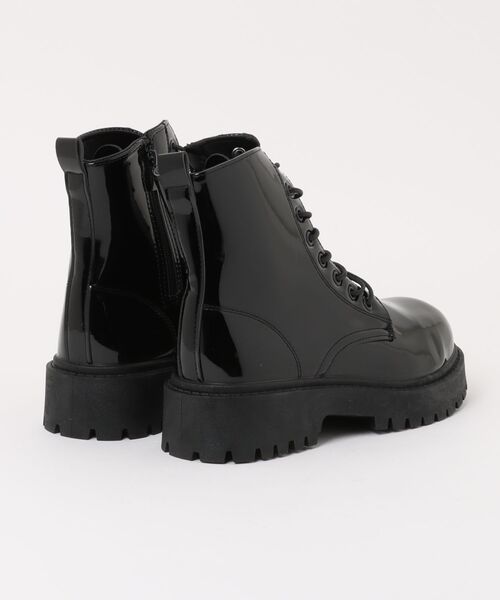 Burner(バーナー)の「【Cr+ov(クローヴ)】合成皮革 ブーツ cro-boots-7-40【RBTS】(ブーツ・メンズ・ブラック・LARGE/MEDIUM/SMALL)」の2枚目の写真