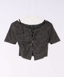 EMODA | LACE UP LAYERED TOPS(Tシャツ/カットソー)