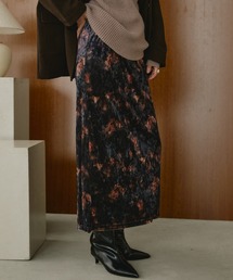 ニュアンスパターンベロアスカート