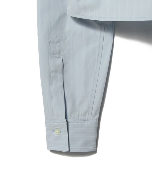 UNUS(ユナス)の「UNUS / Cropped Typewriter Shirt(シャツ/ブラウス・レディース・ホワイト/ブルーグラス・38/36)」の7枚目の写真