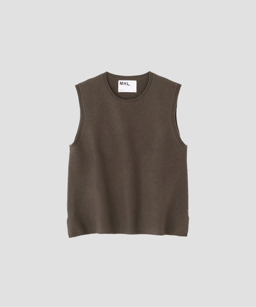 MHL.（エムエイチエル）の「FELTED DRY WOOL（ニット/セーター・レディース・ブラック/グレー・2）」の9枚目の写真