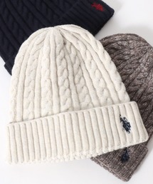 SITRY（シトリー）の「U.S. POLO ASSN./ユーエスポロアッスン ワンポイント刺繍 ケーブル編み ニットキャップ ニットワッチ レディース メンズ（ニットキャップ/ビーニー）」