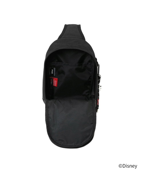 Manhattan Portage(マンハッタンポーテージ)の「LITTLE ITALY CROSSBODY BAG / MICKEY / 26(ボディバッグ/ウエストポーチ・レディース・ブラック・SMALL)」の6枚目の写真