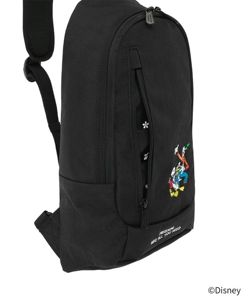 Manhattan Portage(マンハッタンポーテージ)の「LITTLE ITALY CROSSBODY BAG / MICKEY / 26(ボディバッグ/ウエストポーチ・レディース・ブラック・SMALL)」の7枚目の写真