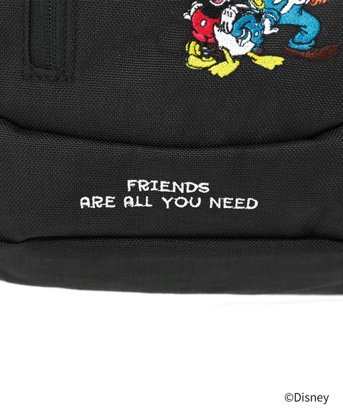 Manhattan Portage(マンハッタンポーテージ)の「LITTLE ITALY CROSSBODY BAG / MICKEY / 26(ボディバッグ/ウエストポーチ・レディース・ブラック・SMALL)」の10枚目の写真