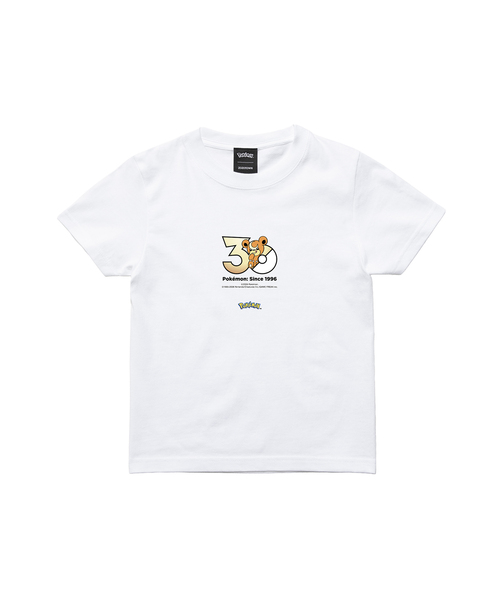 ZOZOSPOT（ゾゾスポット）の「Pokemon 30th Anniversary 1025 T-shirt 「ヒメグマ」（Tシャツ/カットソー・レディース・ホワイト・SMALL/MEDIUM/LARGE/X-LARGE/XX-LARGE/XXX-LARGE/100cm/110cm/120cm/130cm/140cm/150cm/160cm）」の2枚目の写真