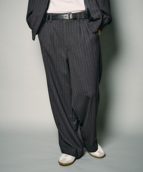Pinstripe slacks