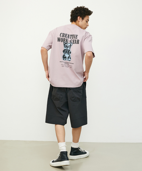 BOOVOOM（ブーブーム）の「[ビッグサイズ]ジェロベアワークギアTシャツ（Tシャツ/カットソー・メンズ・ブラック/ホワイト・XXL/XL/XXXL）」の13枚目の写真