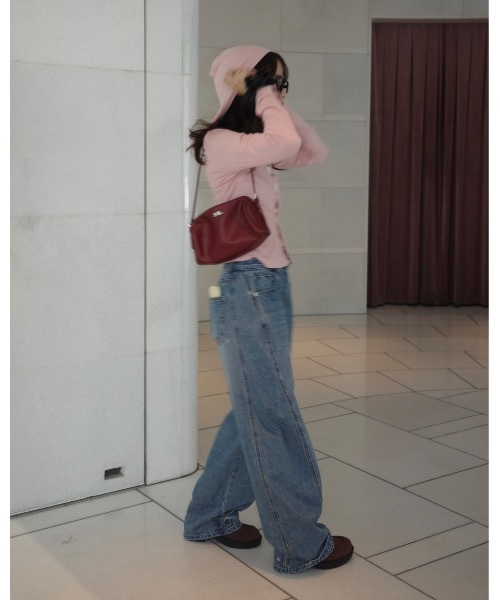 JUMELLE(ジュメロ)の「ワイドシルエットデニム(デニムパンツ・レディース・ブルー・MEDIUM/SMALL)」の12枚目の写真